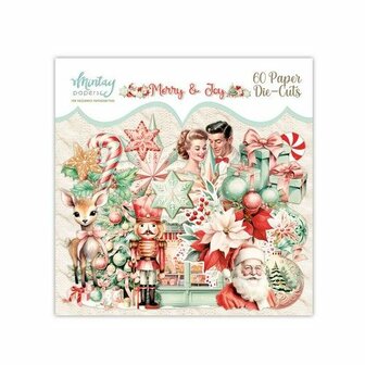 Die cuts Merry &amp; Joy p/60st