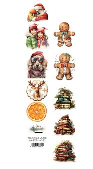 Papierstrook koekman 30x5 cm &ndash; Ho Ho Ho 03