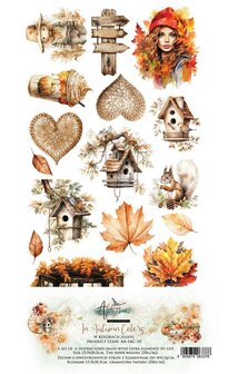  Extras set In Autumn Colors 15x30.5cm p/6vel