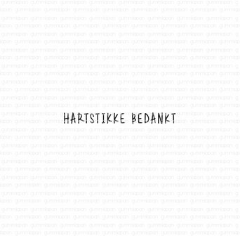 Stamp Hartstikke Bedankt p/st unmounted