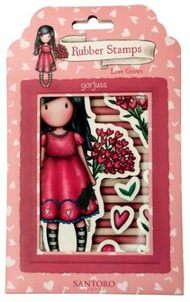 Rubber stamp Love Grows nr.687 cling p/st gorjuss