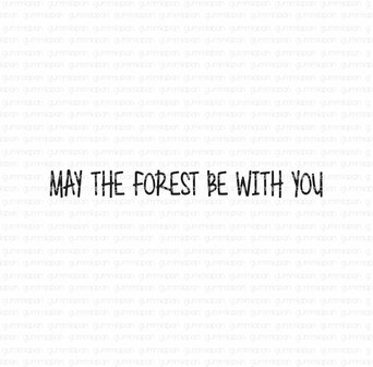 Stamp May the forest be with you p/st rubber unmounted