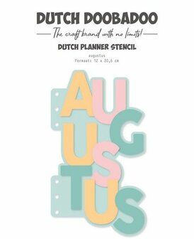 Card Art planner stencil Augustus A5 p/st