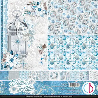 Paper pad Elegance of Blue 30.5x30.5cm p/8vel