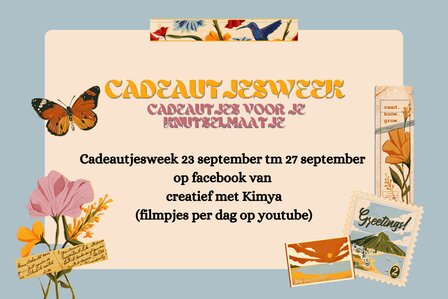 Basisset cadeautje voor je knutselmaatje 23-29 september 2024