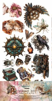 Extras set Steampunk Time 15x30.5cm p/7vel