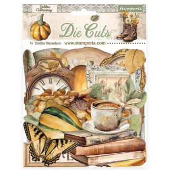 Die cuts Golden harmony p/30st