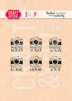 Clear stamp Kleine camera&#039;s p/st