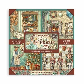 Paper pad 20x20cm The Nutcracker maxi (single face) p/22vel