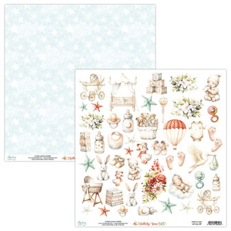 Scrappapier Lullaby Lane Plaatjes 30.5x30.5cm p/vel