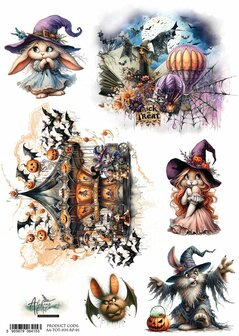 Rice Paper Trick or treat A4 (21x29.7cm) 25-30g A4 p/vel meisjes