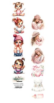 Papierstrook baby meisje&ndash; My Little Baby 02