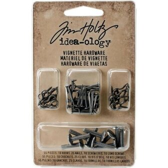 Tim Holtz Vignette Hardware p/55st