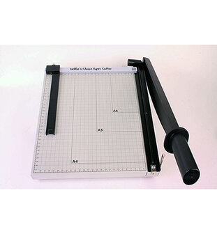 Nellie s Choice XL metal Papercutter with slider (metric-scale) p/st 30x30cm papiersnijde guillotine