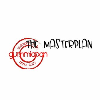 Stamp The Masterplan 44x7mm p/st rubber unmounted 