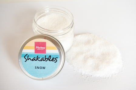 Schud materiaal Sneeuw wit Shakables