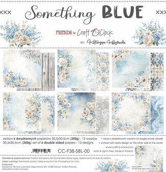 Paper pad 30.5x30.5cm Something Blue p/6vel