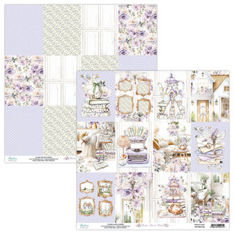 Scrappapier Home Sweet Home Labels 30.5x30.5cm p/vel