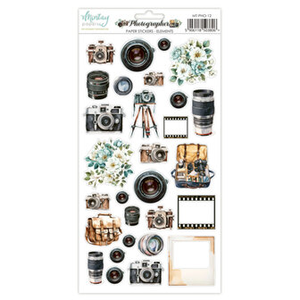 Stickers Photographer plaatjes 15x30.5cm p/vel