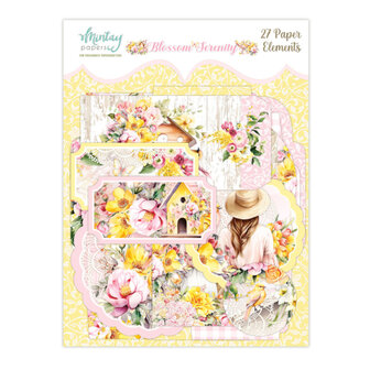 Paper elements Blossom serenity p/27st