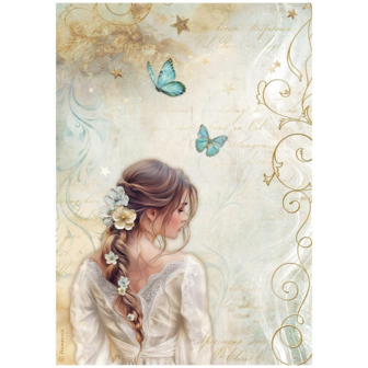 Rice Paper Masquerade A4 p/vel Lady Butterfly