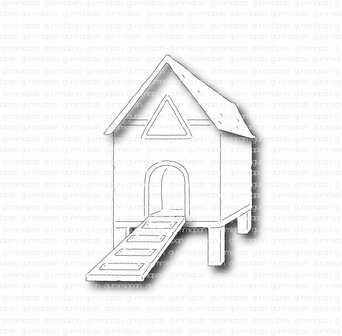 Stans hondenhuis 54x76mm p/st