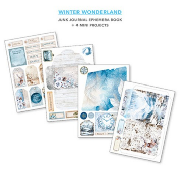 Winter Wonderland A4 Junk Journal Ephemera Book p/32vel