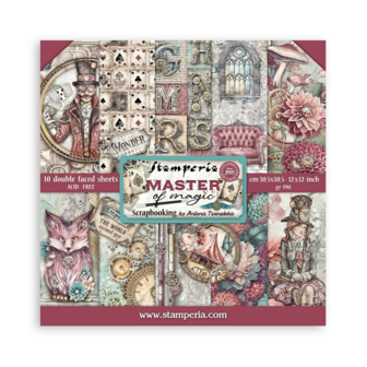 Paper pad 30.5x30.5cm Master of Magic p/10vel