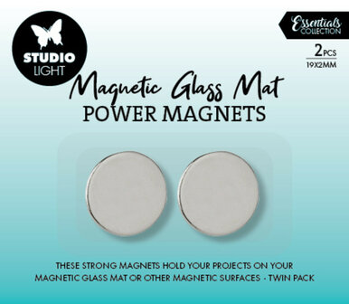 Studio light Magnetic Glass Mat - Power Magnets (2pcs) p/st