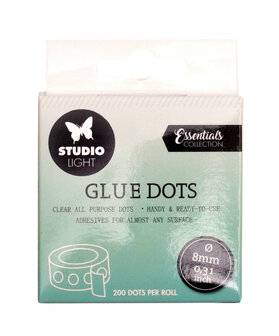 Studio light Glue Dots 8mm (200pcs) p/st