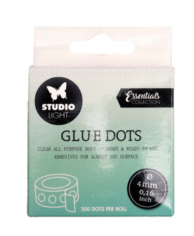 Studio light Glue Dots 4mm (200pcs) p/st