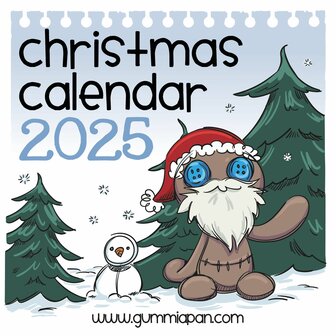 Gummiapan Stanzen dies adventkalender p/25st + 6 extra stansen 2025