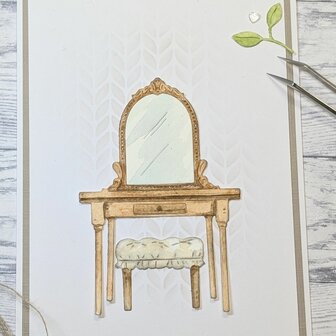 Stans make up tafel met spiegel p/st