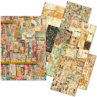 Journey Ahead Craftmix Mixed A5 Paper Pack p/8vel
