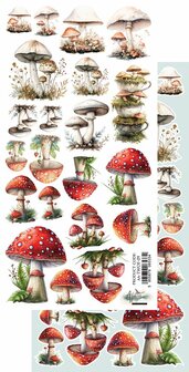 Scrappapier The World of Fairies &ndash; extras to cut 15x30cm p/vel