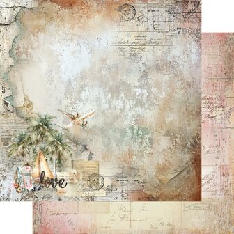 Paper pad Memories from the Trip 20x20cm p/12vel