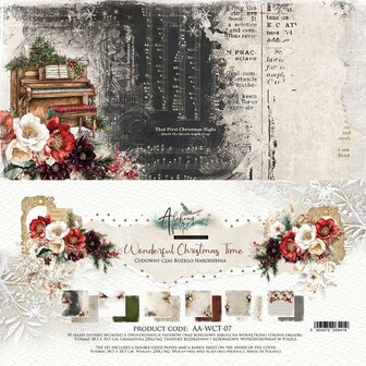 Paper pad Wonderful Christmas Time 30.5x30.5cm p/6vel
