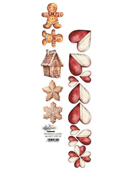 Papierstrook Wonderful Christmas Time 02 30x5cm koekeman