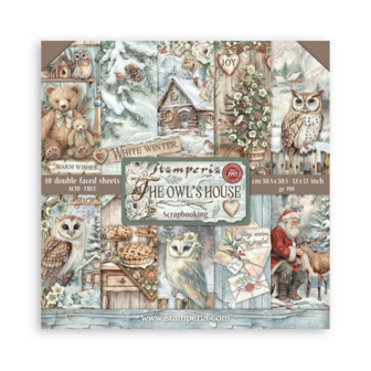 Paper pad 30.5x30.5cm The Owl&#039;s House p/10vel