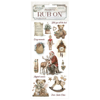The Owl&#039;s House Rub-On 10x21cm Teddy Bears