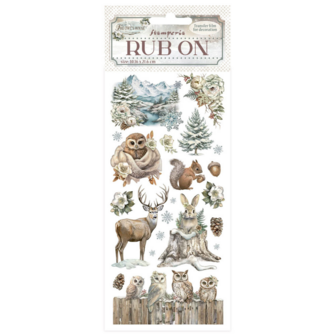 The Owl&#039;s House Rub-On 10x21cm Wildlife 