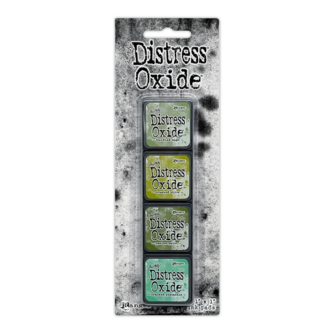 Oxide Inkt kit mini 17 2.5x2.5cm p/4st groen