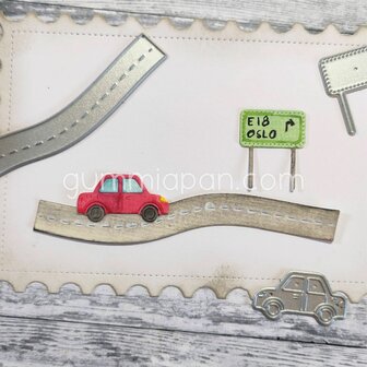 Stans auto weg verkeersbord p/3st