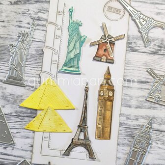 Stans parijs new york egypte big ben molen p/st
