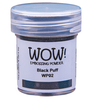 Wow puff colours black Ultra High 15ml Embossing Poeder 