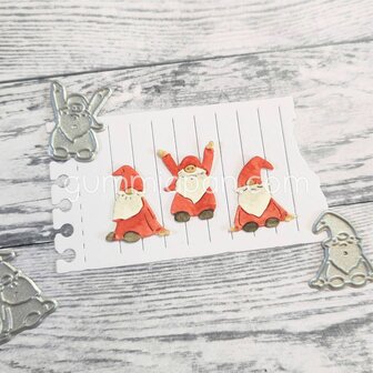Stans 2 kleine gnomes kabouters p/3st