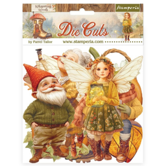 Die cuts Whispering Woods p/47st
