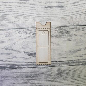 Stans 2 kleine tickets met ster 50x17mm p/st