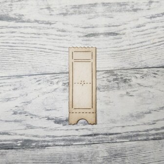 Stans kleine ticket nieuw met ster in midden 17x50mm p/st