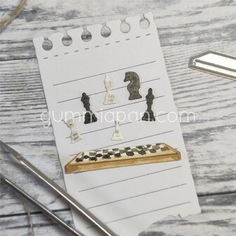 Stans klein schaakspel mm p/st